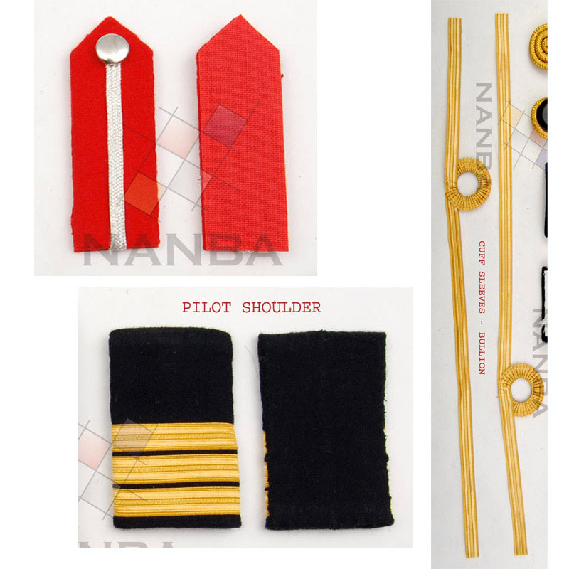 Georgets, Pilot Shoulder, Cuff Sleeves