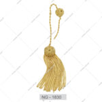 NANBA GROUP Metallic Bullion Wire Customized Size Fringe Tassel for Uniforms Garment Home Textile Decoration Making Supplies