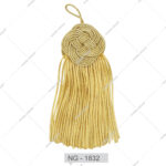 NANBA GROUP Metallic Bullion Wire Customized Size Fringe Tassel for Uniforms Graduation Decoration Making Supplies