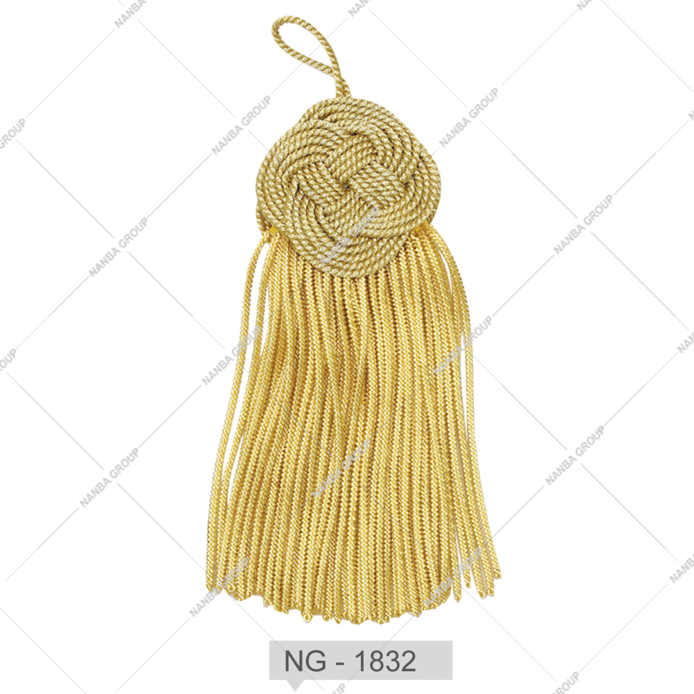 31 NANBA GROUP Metallic Bullion Wire Customized Size Fringe Tassel for Uniforms Graduation Decoration Making Supplies - Image 1