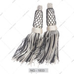 NANBA GROUP Metallic Bullion Wire Customized Size Fringe Tassel for Uniforms Graduation Home Textile Decoration Making Supplies