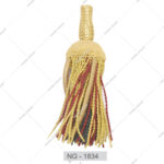 NANBA GROUP 2026 Metallic Bullion Wire Customized Size Fringe Tassel for Garment & Home Textile Use