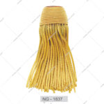 Custom High Quality Bullion Wire Fringe Tassel for Uniforms and Graduation Fringe Tassel