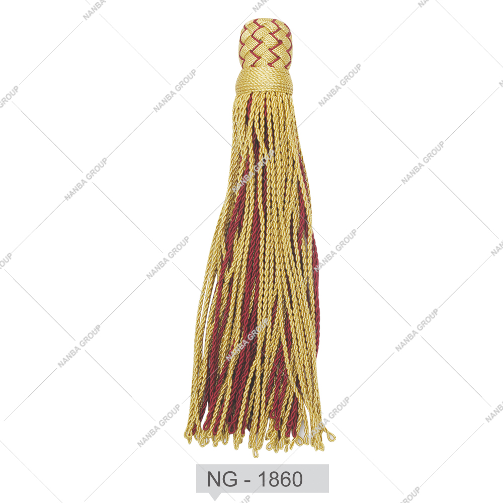 59 OEM Custom Gold Bullion Tassels Wholesale Metallic Bullion Tassel High Quality Materials Handmade - Image 1