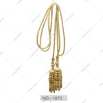 Tassels Custom Multi Colors Low MOQ Fringe 3 Layered Different Colors Tassels With Gold Rope