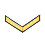 NANBA GROUP Stylish Chevron Embroidery Satin Fabric Sergeant Stripes Uniform Customized Packing OEM Service Featuring Safety Pin