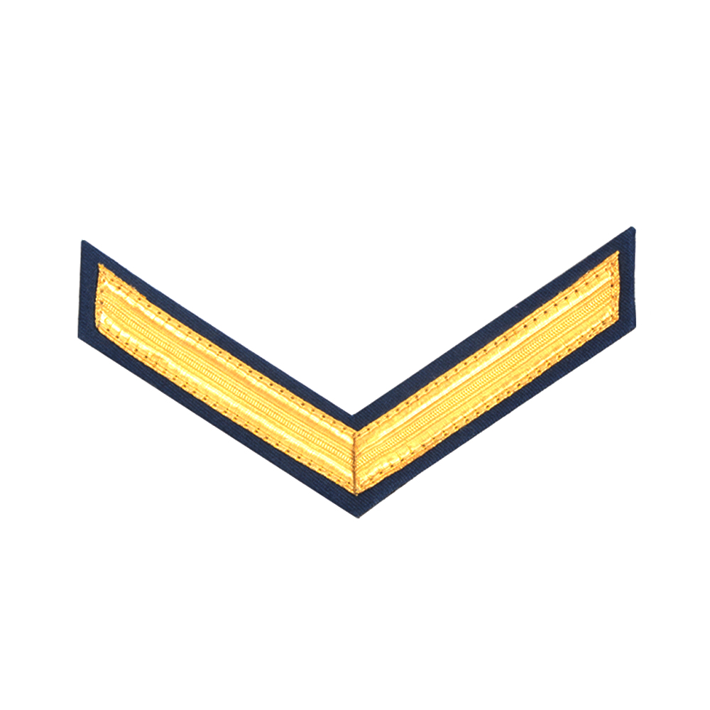 Chevrons (12) NANBA GROUP Stylish Chevron Embroidery Satin Fabric Sergeant Stripes Uniform Customized Packing OEM Service Featuring Safety Pin - Image 1