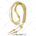 Premium Quality Uniform Products Aiguillettes Shoulder Cords Custom Golden Aiguillettes for Uniform