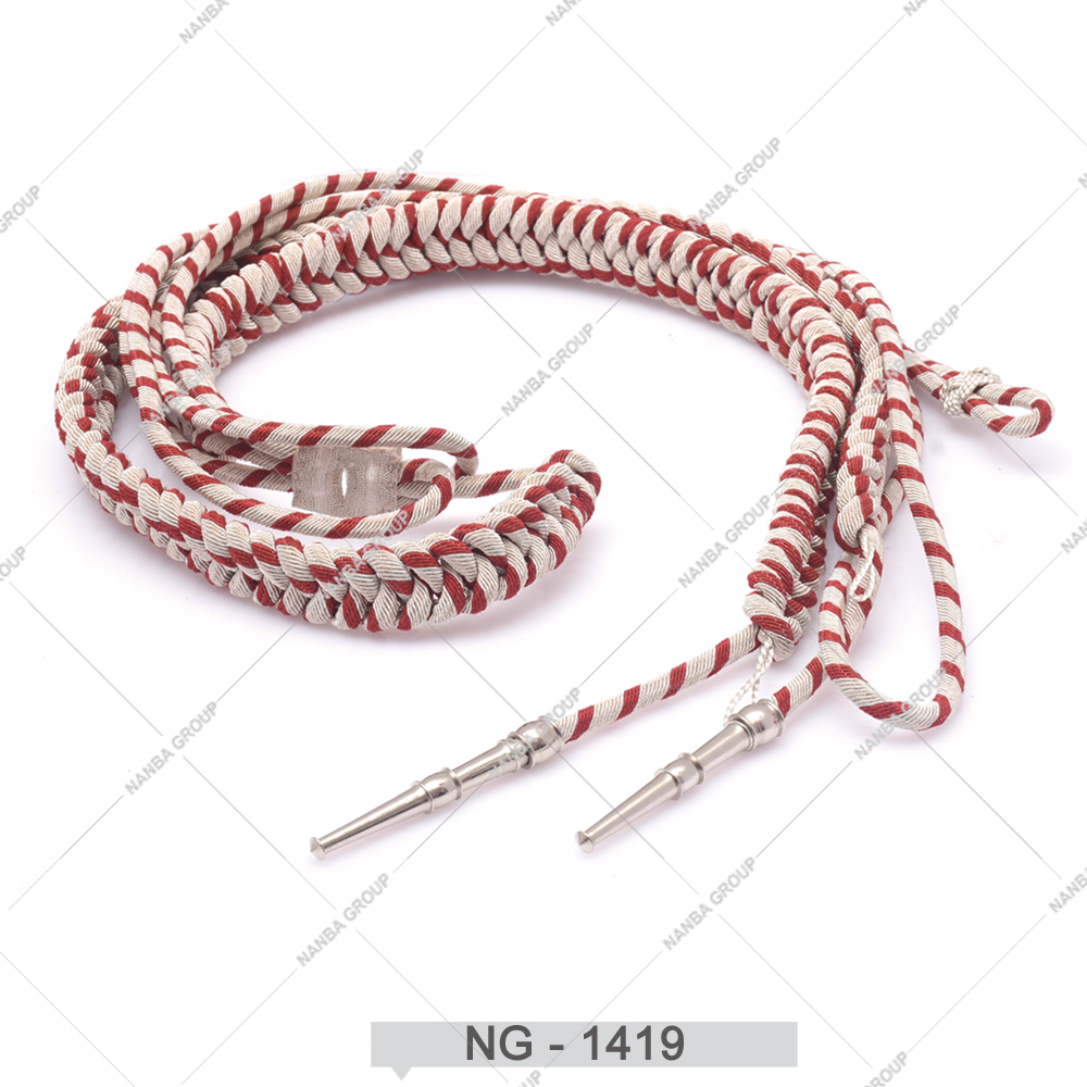 NG - 1419 Wholesale Professionally Manufactured Dress Aiguillette Shoulder Cord High Quality Dress Cords Accessories - Image 1
