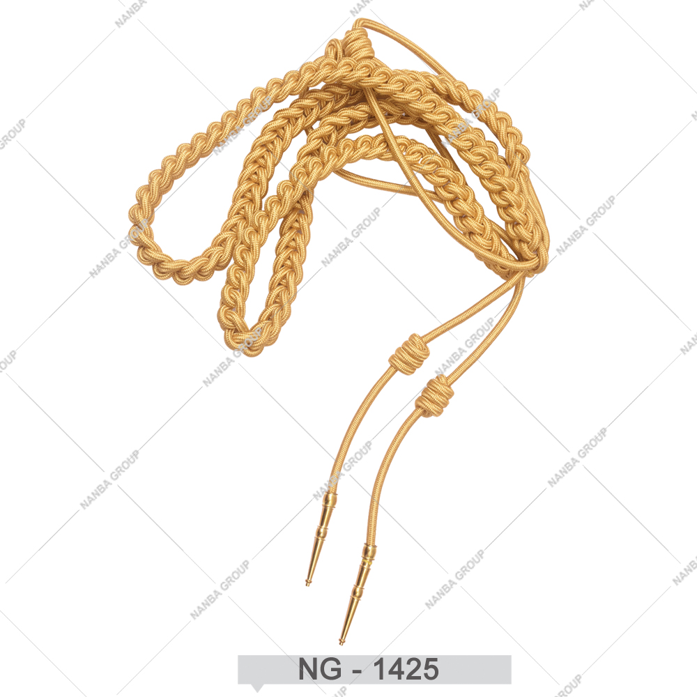 NG - 1425 Best Quality Uniform Shoulder Cord Uniform Aiguillettes Cord - Image 1