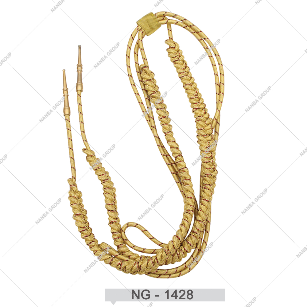 NG - 1428 Whole Sale Uniform Aiguillettes OEM Accoutrements and Accessories - Image 1