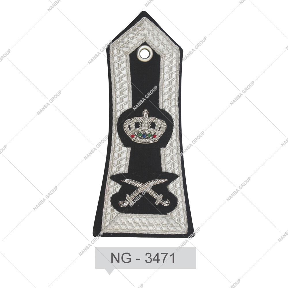 NG - 3471 NANBA GROUP Eco-Friendly Fashion Shoulder Epaulets Embroidery Pin Badges Boards for Pilot Uniform Accessories - Image 1
