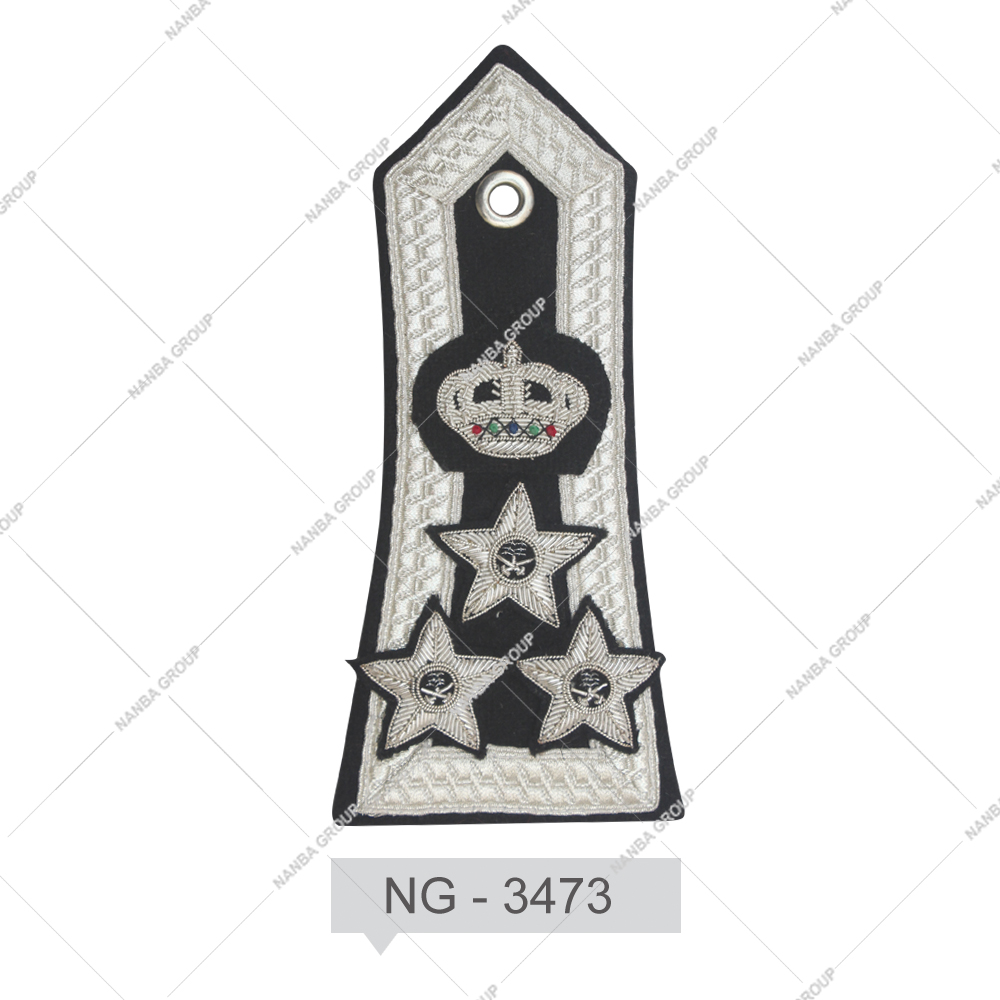 NG - 3473 Best Quality OEM ODM Service Boards Badges Uniform Accessories Custom Embroidery Eco-Friendly Fashion Epaulets Shoulder - Image 1