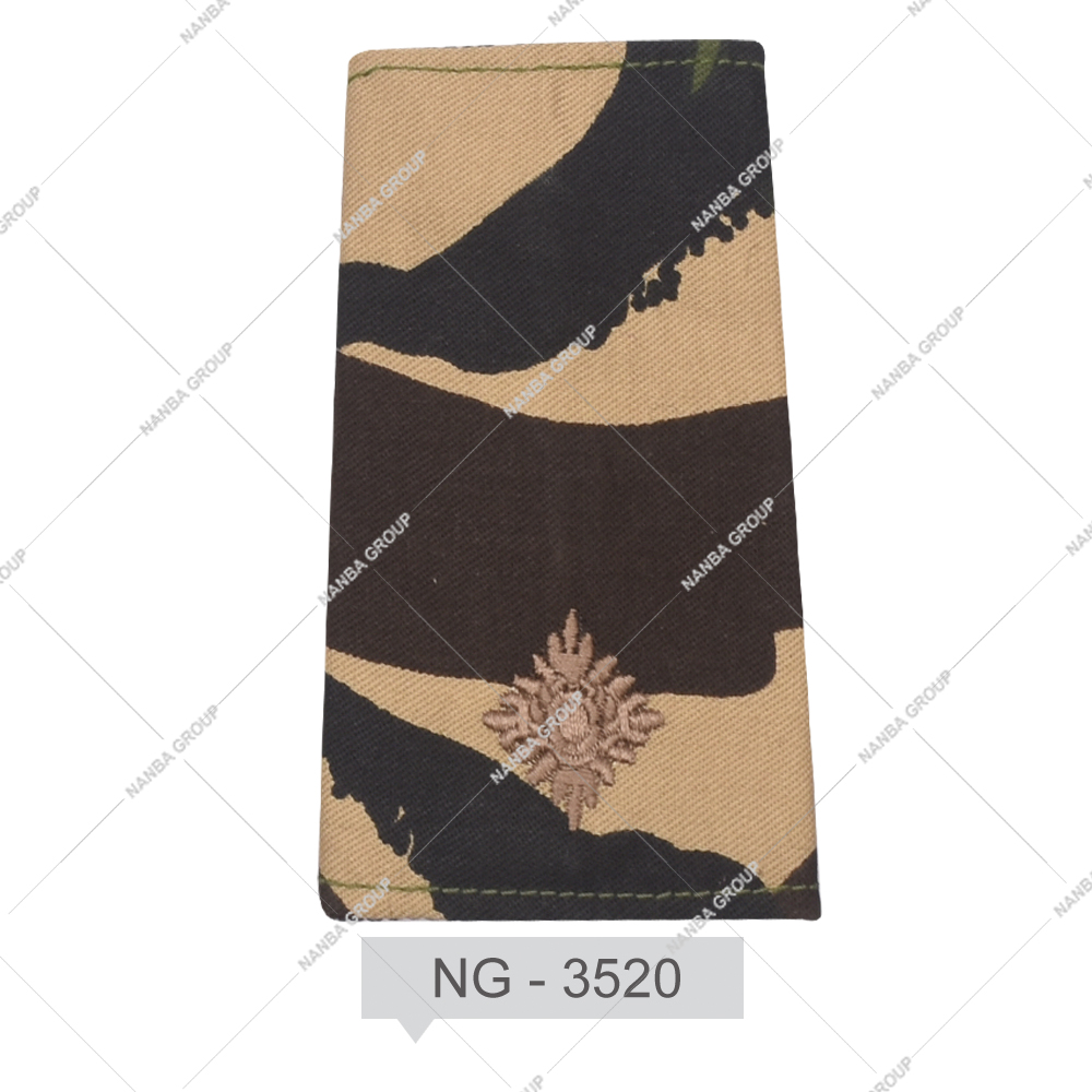 NG - 3520 Professional Embroidered Eco-Friendly Uniform Epaulets & Shoulder Boards for Stage Performances (PVC/Cotton/Nylon/Polyester) - Image 1