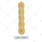 Latest Custom Made High Quality Eco-Friendly Fashion Epaulette Cord Shoulder Boards Gold Bullion Wire Embroidered Uniform Badges