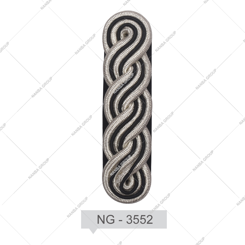 NG - 3552 Premium Custom Embroidered Tactical Uniform Epaulets & Shoulder Boards with Eco-Friendly Materials - Image 1