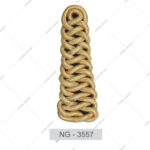 High Quality Eco-Friendly Fashion Canvas Fabric Shoulder Board Essential Ceremonial Uniform Embroidered Lace Sew-on Safety Pin