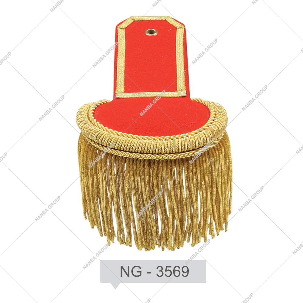 NG - 3569 Factory Customized High Quality Shoulder Boards Uniform Epaulette Badge for Wholesale - Image 1