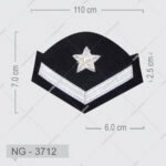 Wholesale Low MOQ Custom Made Chevron Factory Uniform with Satin Fabric Embroidery Rank NANBA GROUP