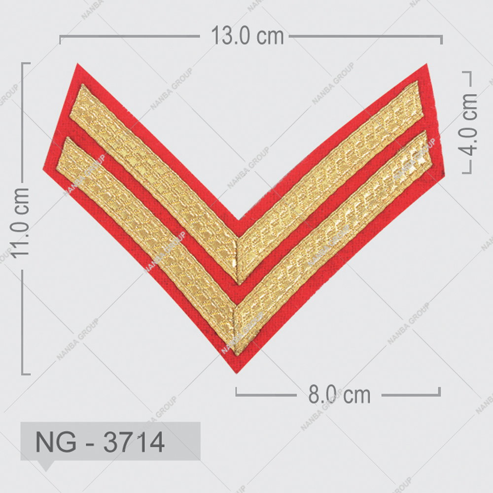 NG - 3714 NANBA GROUP Customized High Quality Satin Fabric Chevron Uniform with Insignia No Strap-Hot Sell Best Quality - Image 1