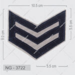 NANBA GROUP Wholesale Low Security Custom Shoulder Insignia Chevron with Satin Fabric Supplier / Custom Shoulder Chevron