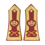 NANBA GROUP Eco-Friendly Embroidery Patch Epaulettes Uniform Accessories Custom Logo Style Plain Shoulder Board Promotional