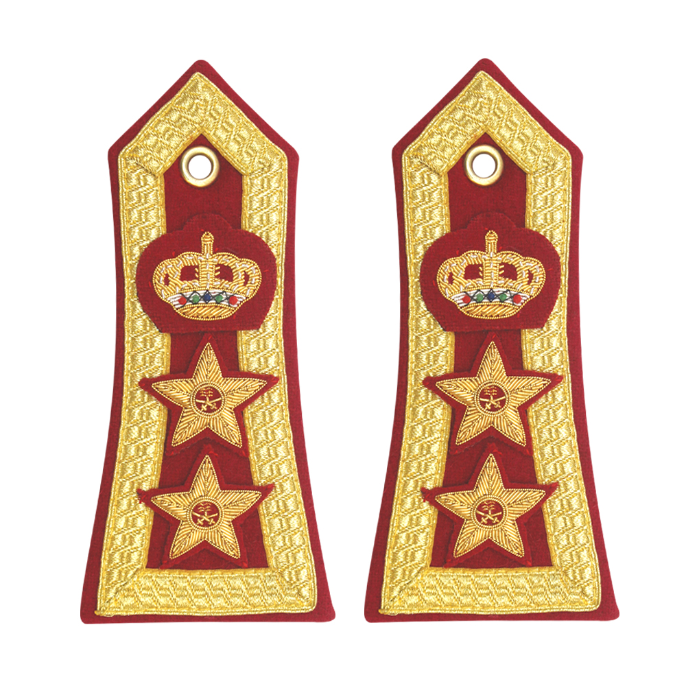shoulder-epaulettes (103) Customizable NANBA GROUP Professional Uniform General Shoulder Epaulets Boards-Eco-Friendly Embroidery Cotton/PVC Materials - Image 1