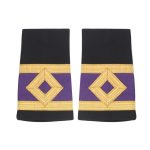 Custom Logo Design Eco-Friendly Embroidery Patch Plain Shoulder Epaulets Uniform Accessories Shoulder Board