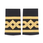 Logo Design Eco-Friendly Fashion Plain Shoulder Epaulets Embroidery Patch Uniform Accessories Epaulettes Shoulder Board Woven