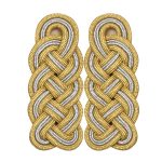 New General Uniform Epaulettes Shoulder Custom Uniform Shoulder Board Custom Shoulder Epaulette Batches for Sale in Pakistan