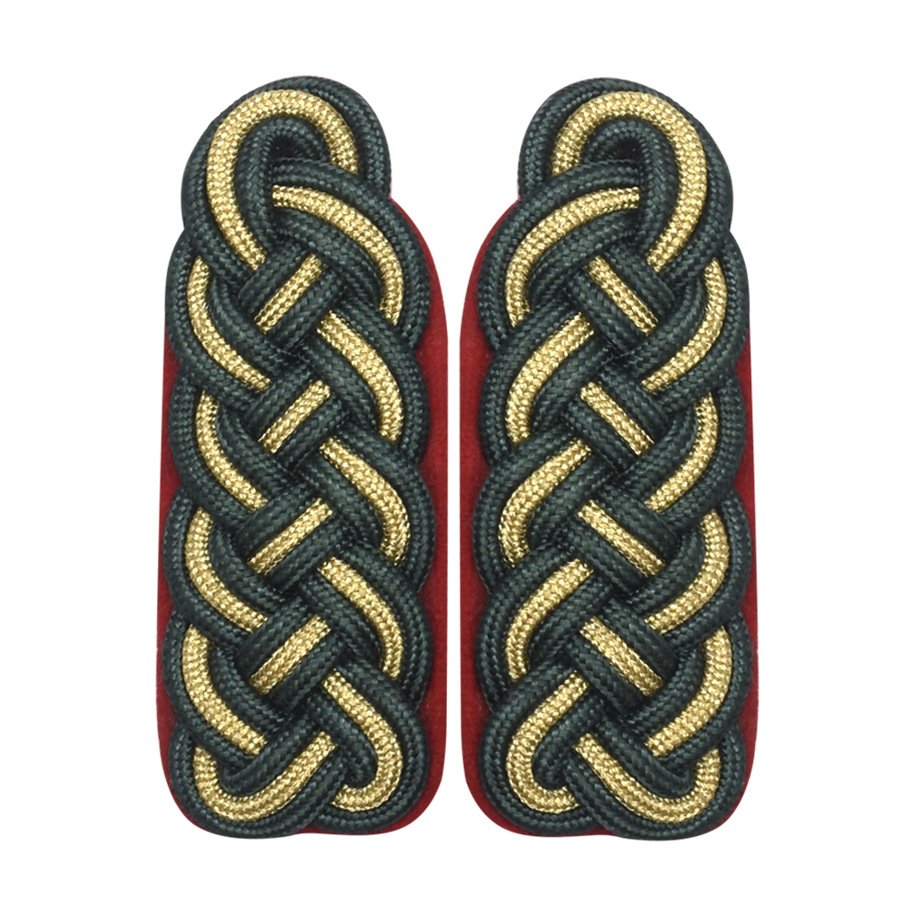 shoulder-epaulettes (21) Uniforms Epaulettes Bullion Metal Wire Embroidered Premium Quality Uniform Shoulder Boards Uniform Epaulettes - Image 1