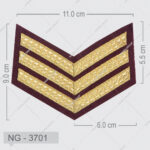 Wholesale Price Low MOQ Custom Made Customized Product Hand Made OEM Service Uniform Chevrons Hot Sell High Quality Uniform