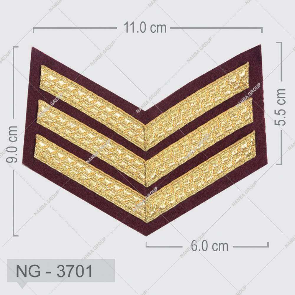 NG - 3701 Wholesale Price Low MOQ Custom Made Customized Product Hand Made OEM Service Uniform Chevrons Hot Sell High Quality Uniform - Image 1