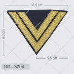 Wholesale Rate NANBA GROUP Customized Satin Fabric Hand Made OEM Service Uniform Chevrons Hot Sell High Quality No Strap