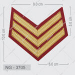 Pakistan Manufactured Rank Chevron Best Product Wholesale Rate Customized Size Different Stripe Chevrons