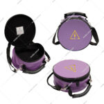 Scottish Rite Masonic Cap Case Premium Imitation Leather Eco-Friendly Hand Embroidery (Royal Arch R&S Emblem) Large Zipper