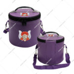 NANBA GROUP Embroidered Zipper Closure Fez Case Strap Large Medium Capacity Eco-Friendly Imitation Leather Hat/Cap Storage Box
