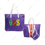 OES Eco-Friendly Tote Bag Codura Poly-Vinyl Shoulder Bag Embroidery | Waterproof Zipper Closure OES Emblem Design | Unisex All