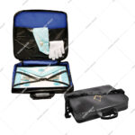 Masonic Apron Carrying Case Lightweight Soft Black Freemason Square and Compass Premium MM Soft Case Imitation Leather