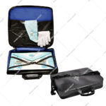 NANBA GROUP MM Soft Case-Imitation Leather Freemason (G) Square and Compass Premium Quality Soft Case