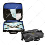 Masonic Apron Carrying Soft Case with Royal Arch Emblem Lightweight Soft Black MM Soft Case - Imitation Leather