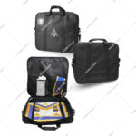 NANBA GROUP Provincial Soft Case-Cordura Freemason (G) Square Compass Premium Quality Masonic Regalia Case Zipper Closure