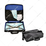 Masonic Apron Carrying Case Imitation Leather - Lightweight Soft Black - Masonic Regalia WM/MM & Provincial Apron Case