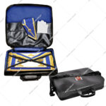 Provincial Soft Case Lightweight Imitation Leather Zipper Closure Eco-Friendly Luxury Classic Masonic Apron Carrying Bag