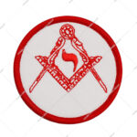 Embroidered Central Jurisdiction Scottish Rite patches Freemasons Square and Compass