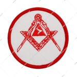 Embroidered Masonic with Yoke Patches. Two Sizes to Choose From, 2" or 3"(Stated Sizes are Approximate)