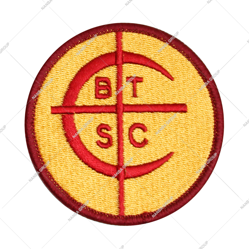 Photo-07 Best Quality Iron-On Embroidered Canvas Patch BTSC Crusaders Patch for Gifts and Cloth - Image 1