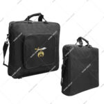 MM-WM Soft Case With Pocket Emblem Premium Masonic Shriner - Masonic MM/WM Soft Regalia Case