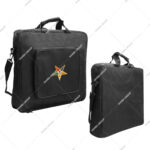 Provincial Luxury Soft Case with Pocket Emblem Embroidery OES Masonic Apron Carrying Shoulder Bag Zipper Closure Regalia Case