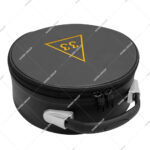 33rd Degree Scottish Rite Masonic Cap Case Premium Imitation Leather Lightweight Black Zipper Closure Portable Fez Storage